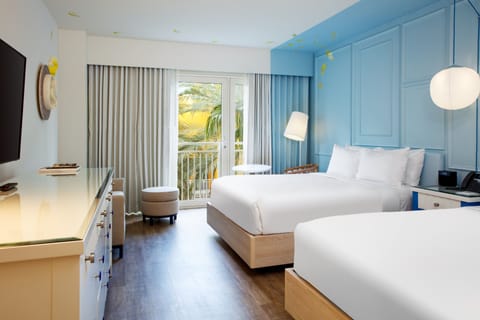 Room, 2 Queen Beds, Non Smoking, Resort View | Premium bedding, pillowtop beds, in-room safe, desk