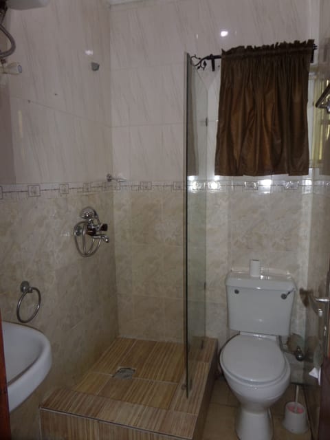 Deluxe Room, 1 Double Bed | Bathroom | Shower, rainfall showerhead, free toiletries, towels