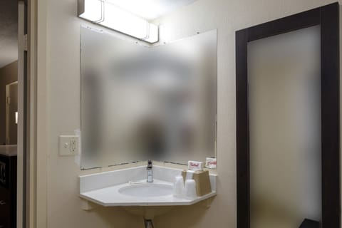 Deluxe Room, 1 King Bed, Accessible, Non Smoking (Roll-In Shower) | Accessible bathroom