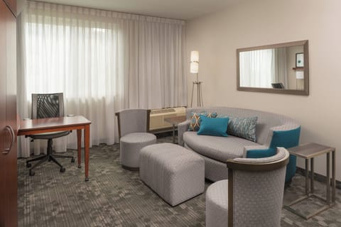 Suite, 1 Bedroom | Living area | LCD TV