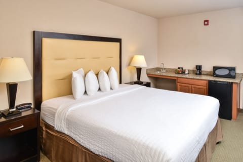 Deluxe Room, 1 King Bed | In-room safe, desk, blackout drapes, iron/ironing board