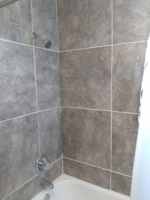 Standard Room, 2 Full Beds | Bathroom shower