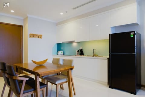 Luxury Apartment, 2 Bedrooms, Balcony, City View | Private kitchenette | Full-size fridge, microwave, stovetop, rice cooker