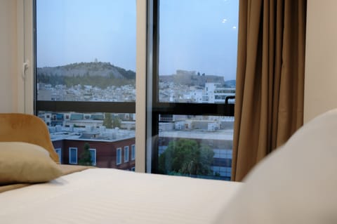 Superior Double or Twin Room, Acropolis View | In-room safe, desk, blackout drapes, soundproofing