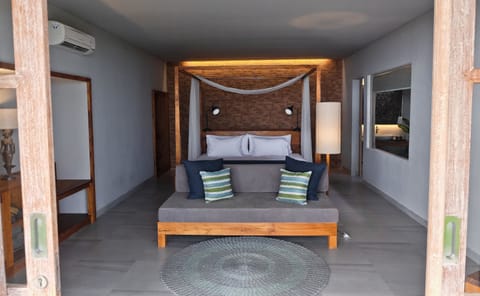 Luxury Suite, 1 King Bed, Ocean View, Oceanfront | Premium bedding, minibar, in-room safe, desk