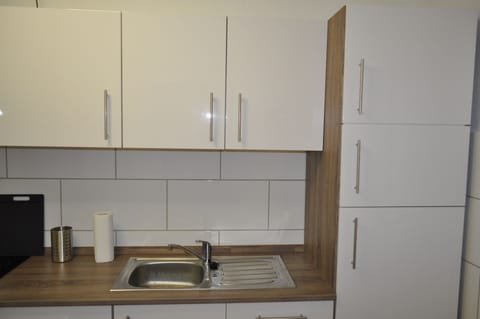 Standard Apartment, 2 Bedrooms, Garden View | Private kitchen | Fridge, microwave, stovetop, coffee/tea maker