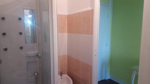 Twin Room, Private Bathroom | Bathroom | Shower, hair dryer, towels