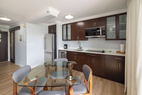 Condo, 1 Bedroom, City View (Unit 72 ,1Bath) | Private kitchen | Fridge, microwave, stovetop, dishwasher