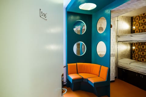 One Bed in a Six Bed Mixed Dorm With Shared Bathroom | Iron/ironing board, free WiFi, bed sheets