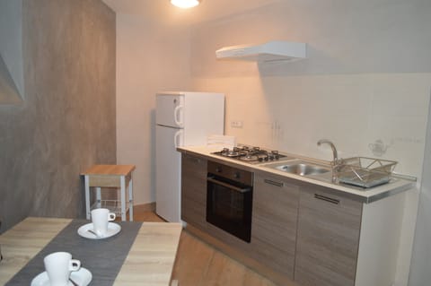 Comfort Apartment | Private kitchen | Fridge, espresso maker, coffee/tea maker