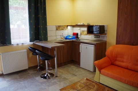 Traditional Studio, 1 Bedroom | Private kitchen | Fridge, microwave, stovetop, espresso maker