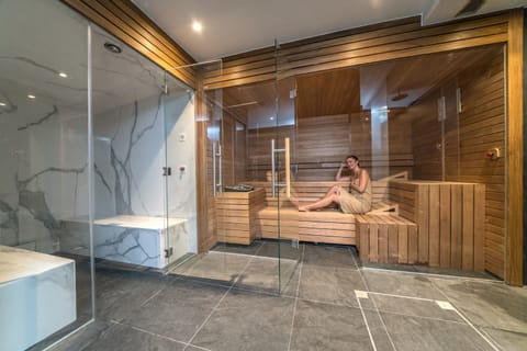 Sauna, steam room, Turkish bath, body treatments, hot stone massages