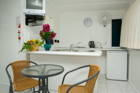 Economy Studio, Beachfront | Private kitchenette | Fridge, microwave, stovetop, coffee/tea maker