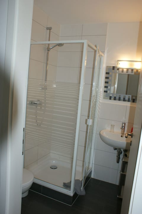 Single Room | Bathroom | Shower, free toiletries, hair dryer, towels