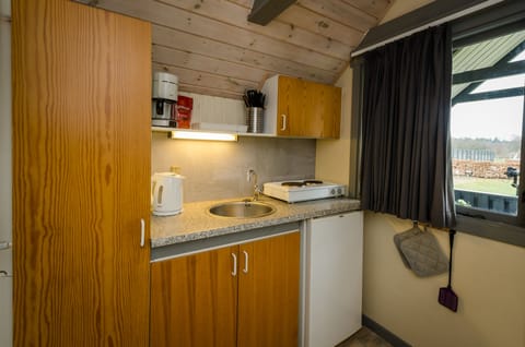 Cabin, Shared Bathroom (4 Beds) | Private kitchen | Fridge, microwave