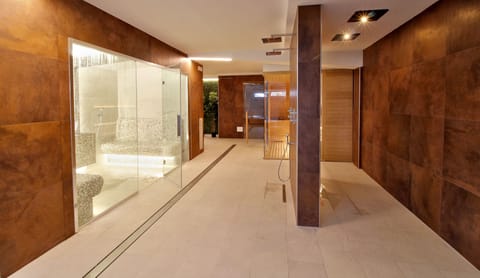 Sauna, hot tub, steam room