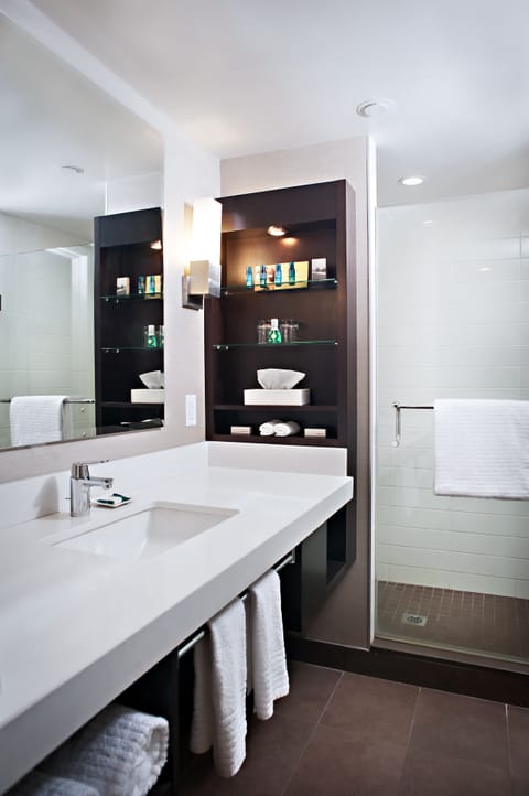 Suite, 1 Bedroom, Ocean View | Bathroom | Designer toiletries, hair dryer, towels, soap