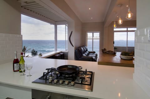 Superior Apartment, 2 Bedrooms, Ocean View, Beachfront | Living area | 50-inch Smart TV with satellite channels, TV, Netflix