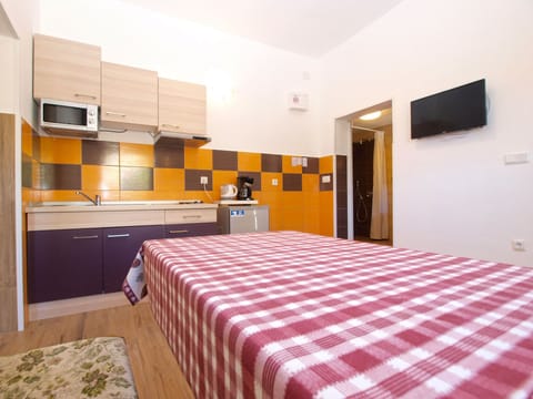 Apartment, 1 Bedroom (1480/13825) | Private kitchen | Fridge, microwave, stovetop, coffee/tea maker