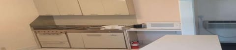 Fridge, microwave, coffee/tea maker, freezer