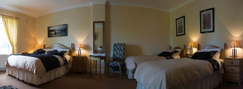 Family Double or Twin Room, Multiple Beds | Desk, iron/ironing board, free WiFi, bed sheets