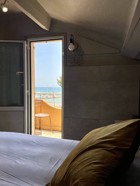 Deluxe Double Room, 1 Queen Bed, Balcony, Beach View | View from room
