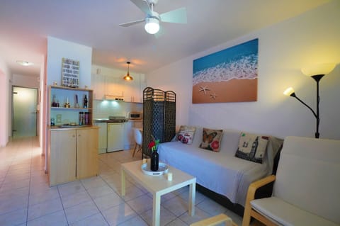 Superior Apartment, 1 Bedroom, Sea View, Beachfront | Living area | 32-inch LED TV with digital channels, TV