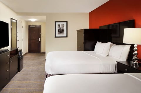 Deluxe Room, 2 Queen Beds, Accessible, Bathtub | Premium bedding, in-room safe, desk, blackout drapes