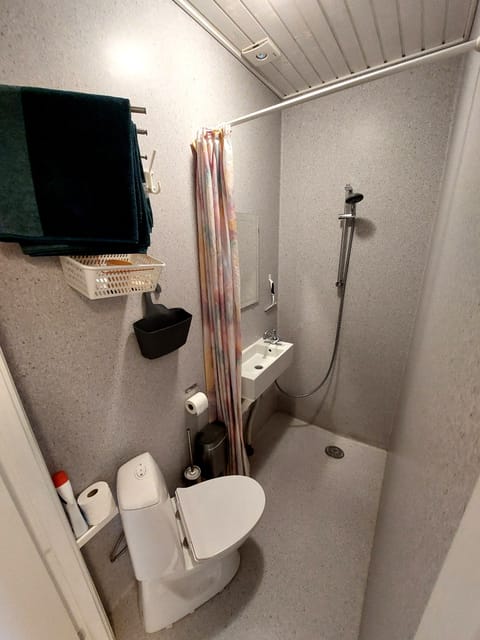 Deluxe Double Room, Private Bathroom | Bathroom | Shower, rainfall showerhead, hair dryer, towels