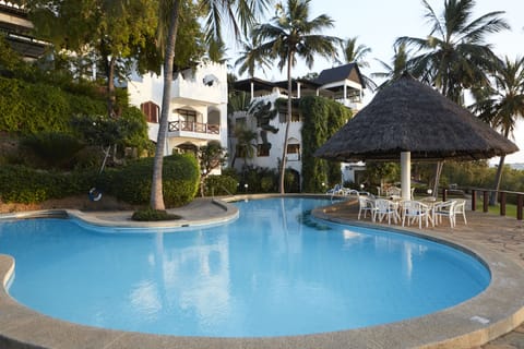 2 outdoor pools, pool umbrellas, sun loungers