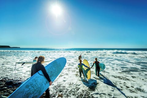 Surfing/boogie boarding