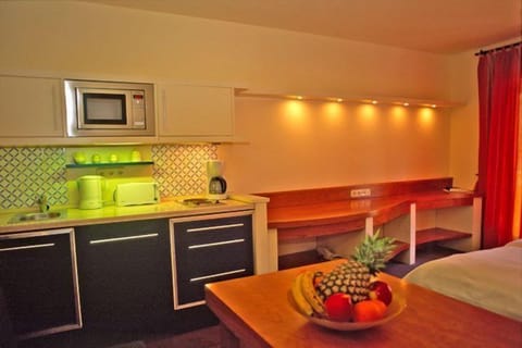 Apartment | Private kitchen | Fridge, microwave, stovetop, coffee/tea maker