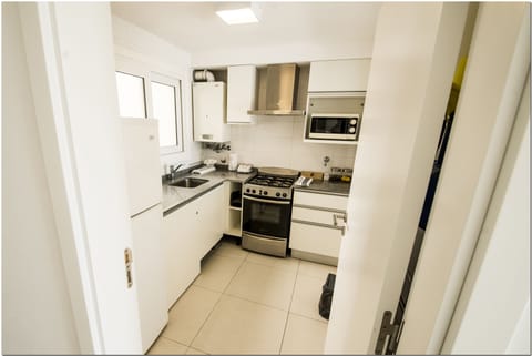 Premium Apartment, 2 Bedrooms | Private kitchen | Fridge, microwave, oven, toaster