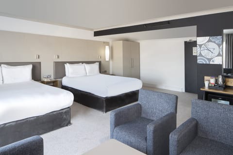 Premium Room, 2 Queen Beds | In-room safe, desk, laptop workspace, soundproofing