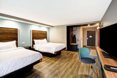 Room, 2 Queen Beds, Accessible (Roll-In Shower) | Hypo-allergenic bedding, iron/ironing board, free WiFi, bed sheets