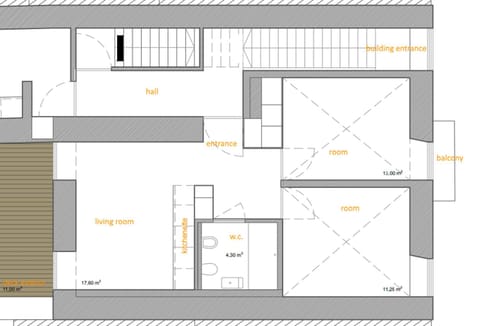 Family Suite, 2 Bedrooms, Garden View (Preto) | Floor plan