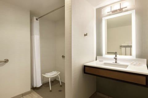 Room, Accessible | Bathroom | Designer toiletries, hair dryer, towels