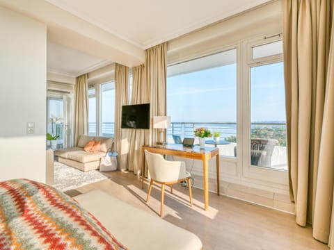 Junior Suite Panoramic with Side Sea View | View from room