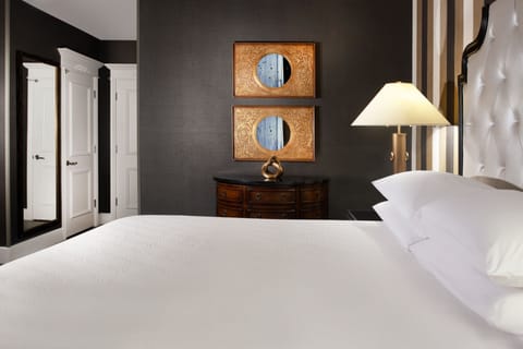 Premium bedding, pillowtop beds, in-room safe, blackout drapes