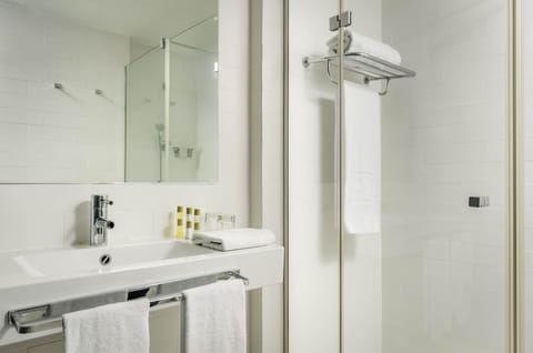 Single Room | Bathroom | Eco-friendly toiletries, hair dryer, towels