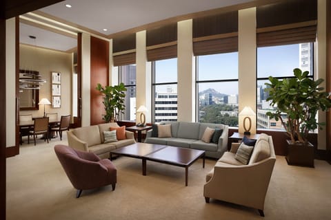 Presidential Suite, 2 Bedrooms, City View | Living room | Smart TV, pay movies