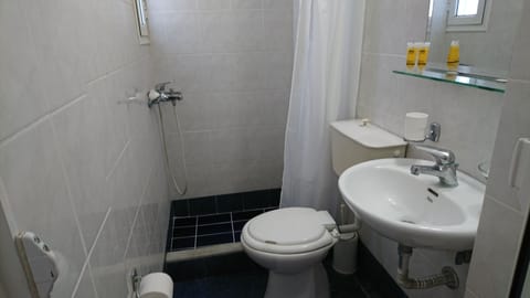 Basic Double Room, 1 Double Bed, Non Smoking | Bathroom | Shower, free toiletries, hair dryer, towels