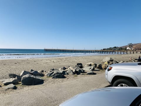 On the beach