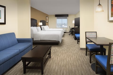 Suite, Multiple Beds | In-room safe, desk, blackout drapes, iron/ironing board