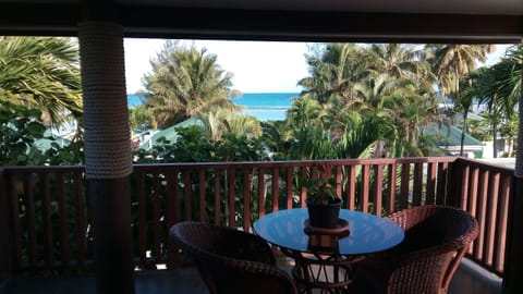 Honeymoon Studio Suite, 1 King Bed, Ocean View | Balcony view