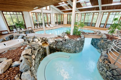 Indoor pool, outdoor pool