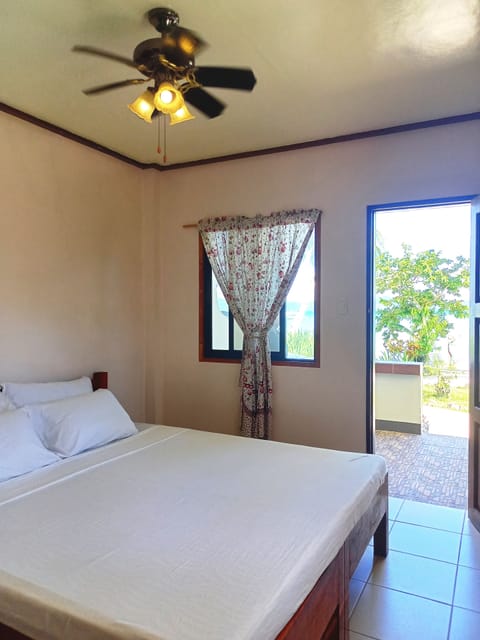 Double Aircon Room with Sea View | Soundproofing, bed sheets