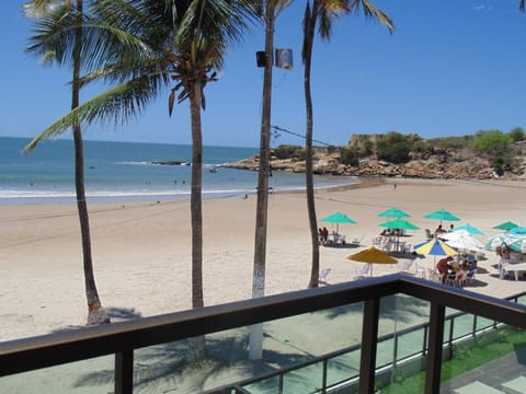 On the beach, white sand