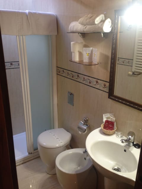 Double Room | Bathroom | Shower, rainfall showerhead, free toiletries, hair dryer