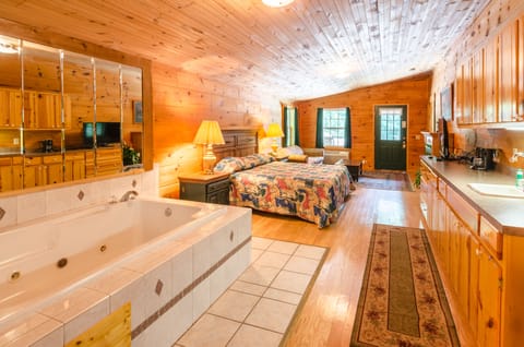 Three Bedroom Cabin The Cherokee or The Stuart | Iron/ironing board, rollaway beds, free WiFi, bed sheets